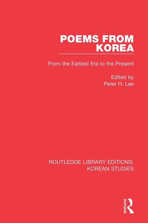 Cover image for book Poems from Korea