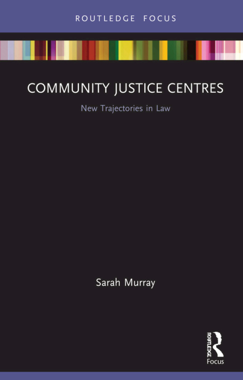 Cover image for book Community Justice Centres