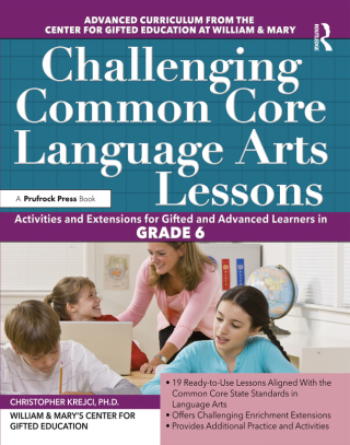 Challenging Common Core Language Arts Lessons