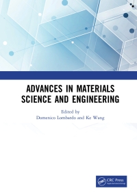Cover image: Advances in Materials Science and Engineering 1st edition 9781032127125
