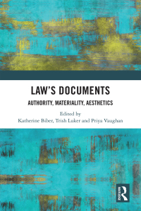 Imagen de portada: Law's Documents 1st edition 9780367441517