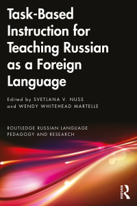 Cover image: Task-Based Instruction for Teaching Russian as a Foreign Language 1st edition 9780367704414