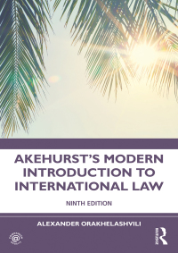 صورة الغلاف: Akehurst's Modern Introduction to International Law 9th edition 9780367753481