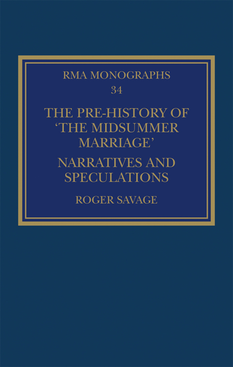 Cover image for book The Pre-history of ‘The Midsummer Marriage’