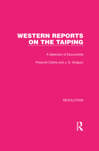 Imagen de portada: Western Reports on the Taiping 1st edition 9781032183558