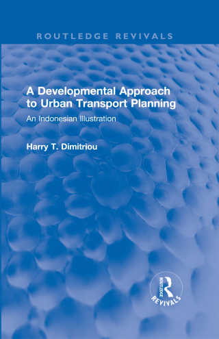 A Developmental Approach to Urban Transport Planning