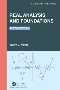 صورة الغلاف: Real Analysis and Foundations 5th edition 9781032102726