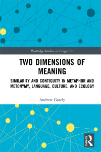 Cover image: Two Dimensions of Meaning 1st edition 9781032258089