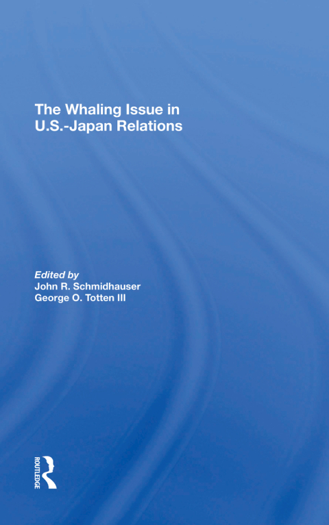 Cover image for book The Whaling Issue In U.s.-japan Relations