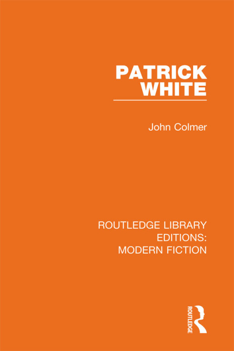 Cover image for book Patrick White