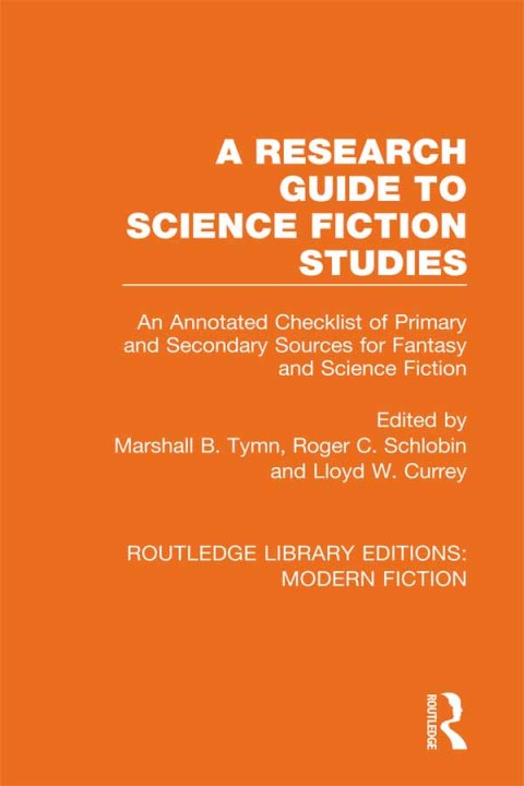 Cover image for book A Research Guide to Science Fiction Studies