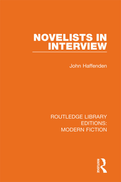 Cover image for book Novelists in Interview