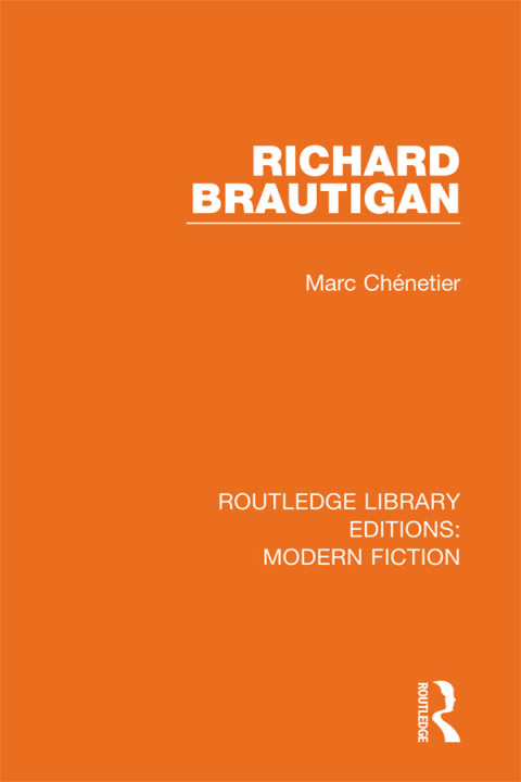 Cover image for book Richard Brautigan