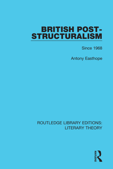 Cover image for book British Post-Structuralism