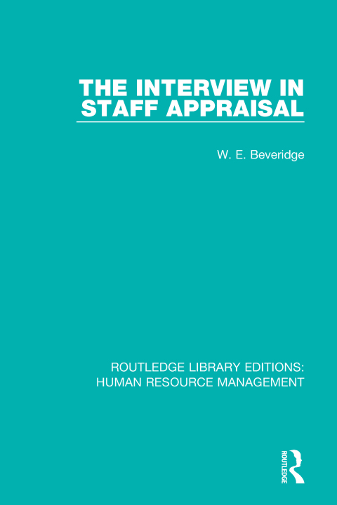 Cover image for book The Interview in Staff Appraisal