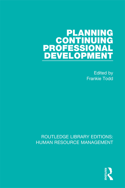 Cover image for book Planning Continuing Professional Development