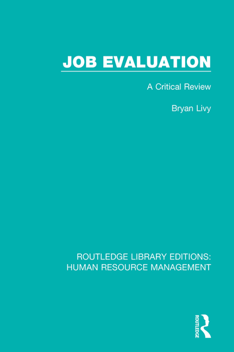 Cover image for book Job Evaluation