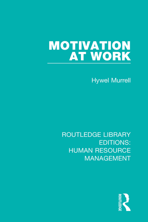 Cover image for book Motivation at Work