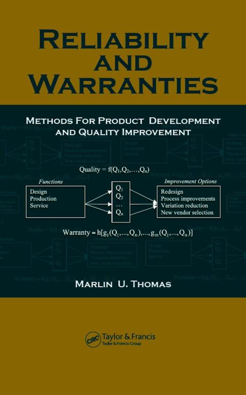 Cover image for book Reliability and Warranties