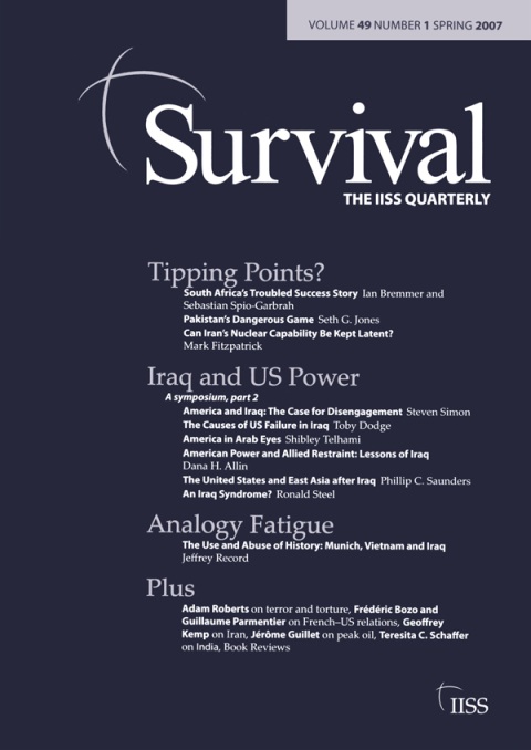 Cover image for book Survival 49.1