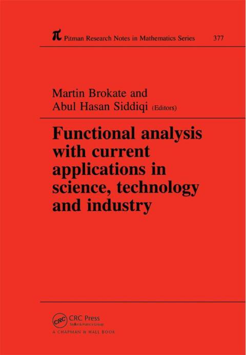 Cover image for book Functional Analysis with Current Applications in Science, Technology and Industry