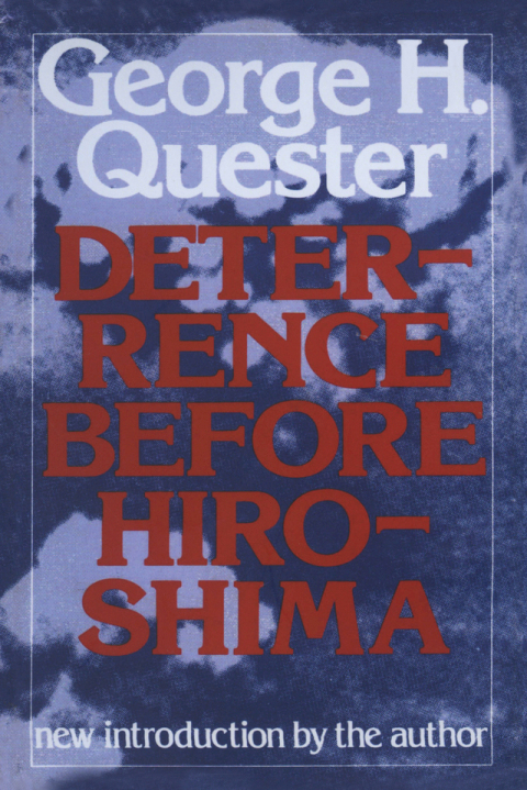 Cover image for book Deterrence Before Hiroshima