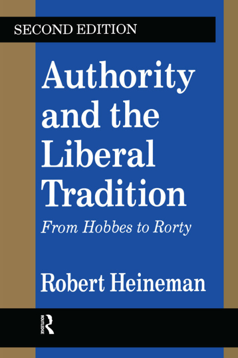 Cover image for book Authority and the Liberal Tradition