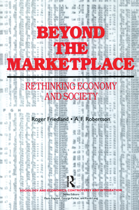 Cover image for book Beyond the Marketplace
