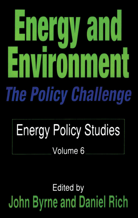 Cover image for book Energy and Environment