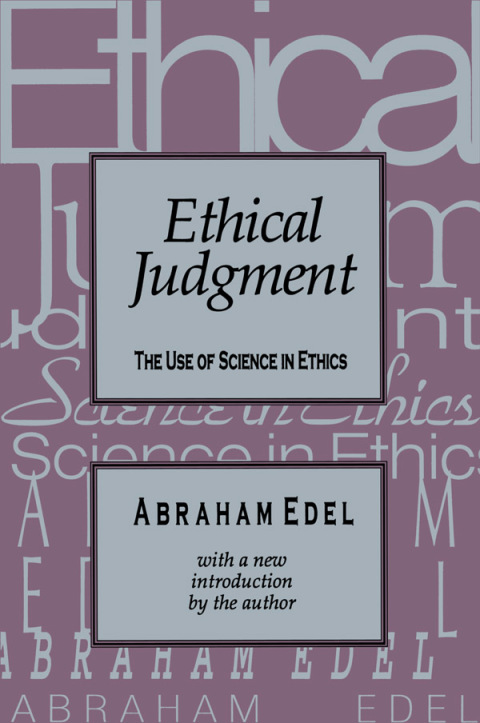 Cover image for book Ethical Judgment