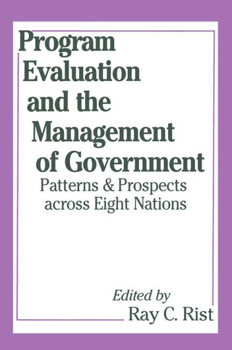 Cover image for book Program Evaluation and the Management of Government