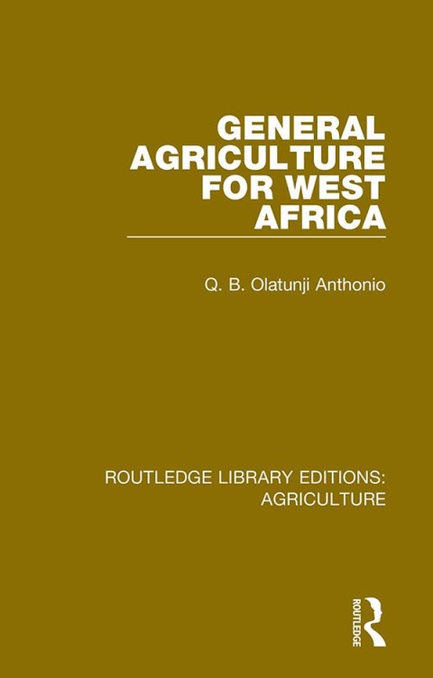 Cover image for book General Agriculture for West Africa