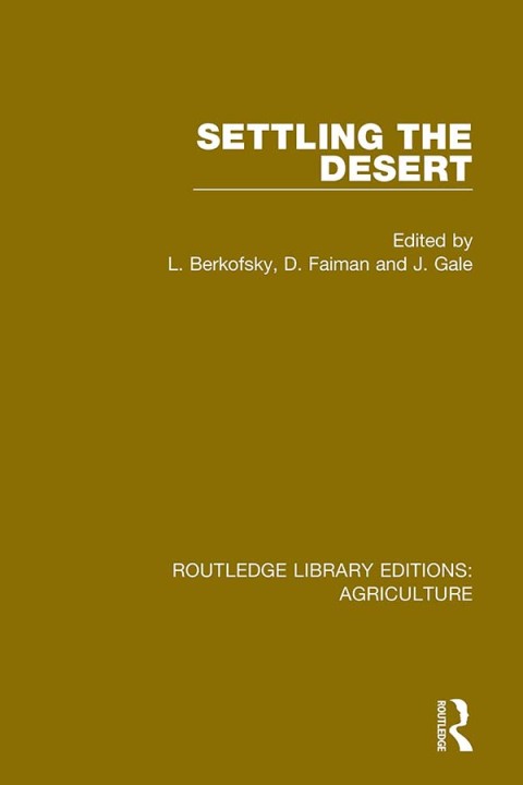Cover image for book Settling the Desert