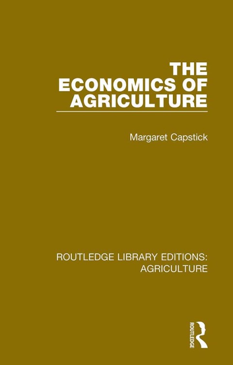Cover image for book The Economics of Agriculture