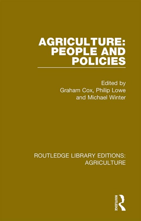 Cover image for book Agriculture: People and Policies
