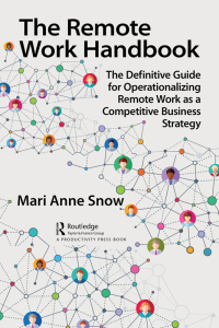 Cover image: The Remote Work Handbook 1st edition 9781032153056