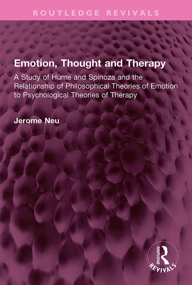 Emotion, Thought and Therapy