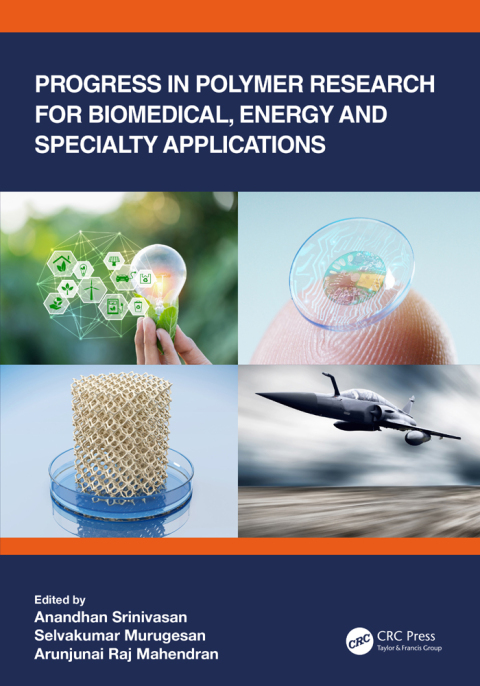 Cover image for book Progress in Polymer Research for Biomedical, Energy and Specialty Applications