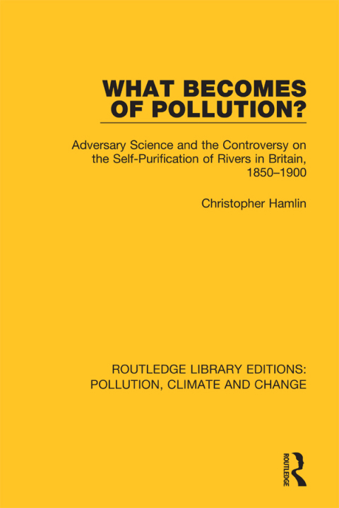 Cover image for book What Becomes of Pollution?