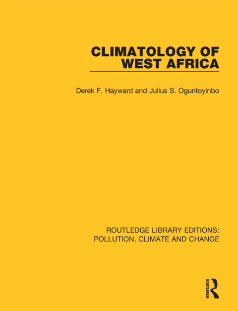 Cover image for book Climatology of West Africa