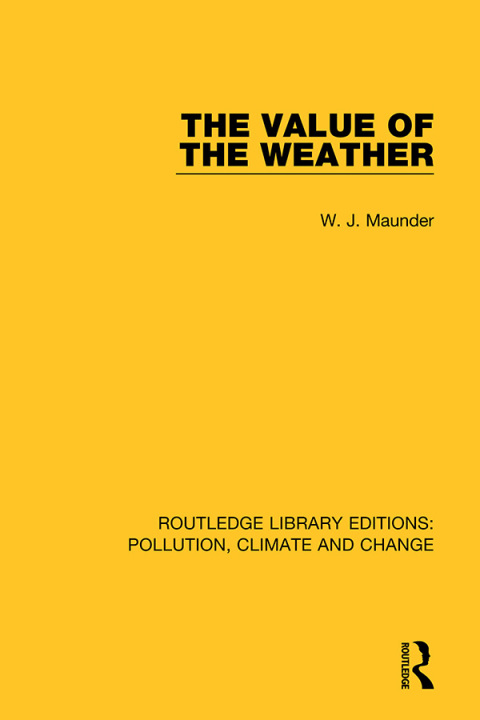 Cover image for book The Value of the Weather