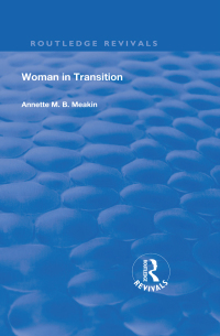 Cover image: Woman in Transition 1st edition 9780367260057