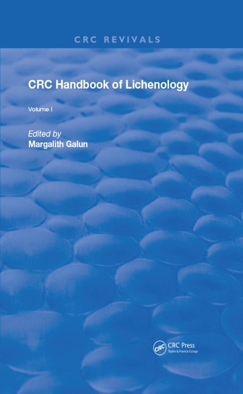 Cover image for book Handbook of Lichenology