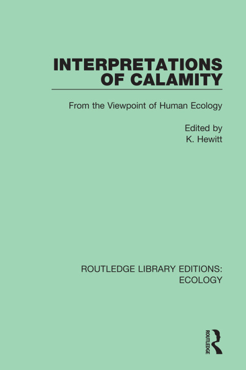 Cover image for book Interpretations of Calamity