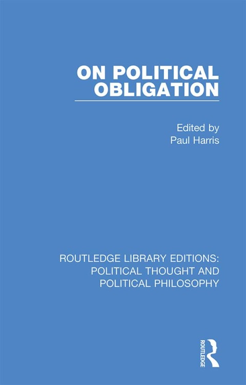 Cover image for book On Political Obligation
