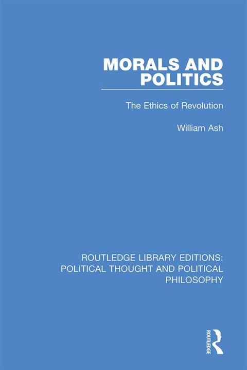 Cover image for book Morals and Politics
