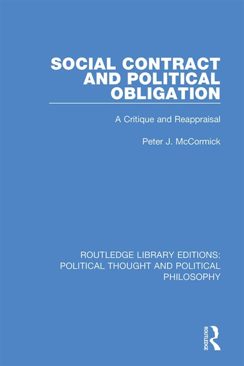Cover image for book Social Contract and Political Obligation
