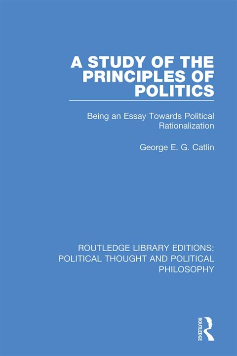 Cover image for book A Study of the Principles of Politics