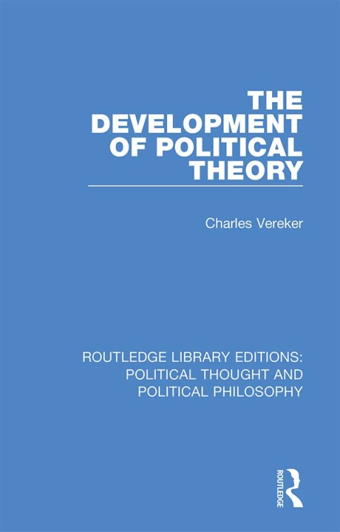 Cover image for book The Development of Political Theory