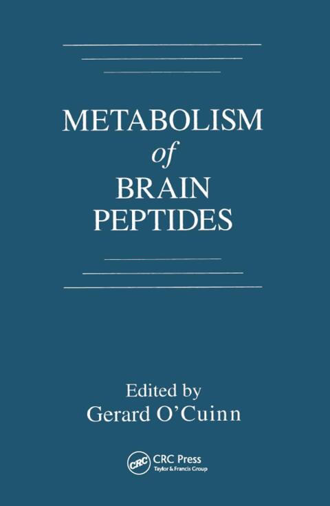 Cover image for book Metabolism of Brain Peptides